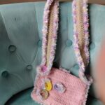 Magnifique sac mini décorée aux trois couleurs pastel-face B