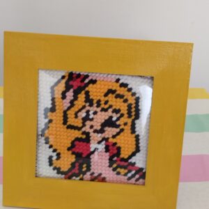 Canevas enfant "Zoé" 15 cm x 15 cm