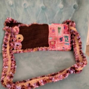 SAC DESIGN CAMELIA LAINE ET COTON-FÊTE