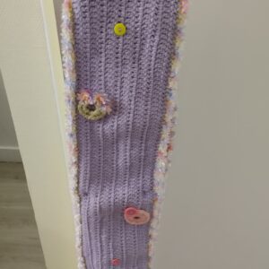 TOUR DE COU "Lavande violette" VERSION LAINE