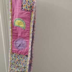 TOUR DE COU LAVANDE VIOLETTE VERSION PATCHWORK