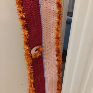 TOUR DE COU ROSE VERSION LAINE